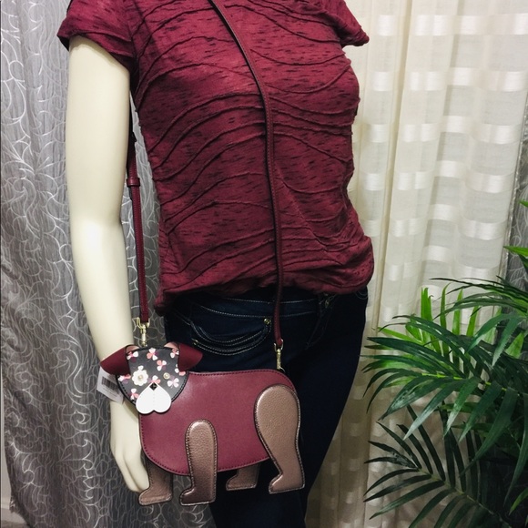 NWT Kate Spade Novelty Floral pup crossbody bag - Picture 2 of 8